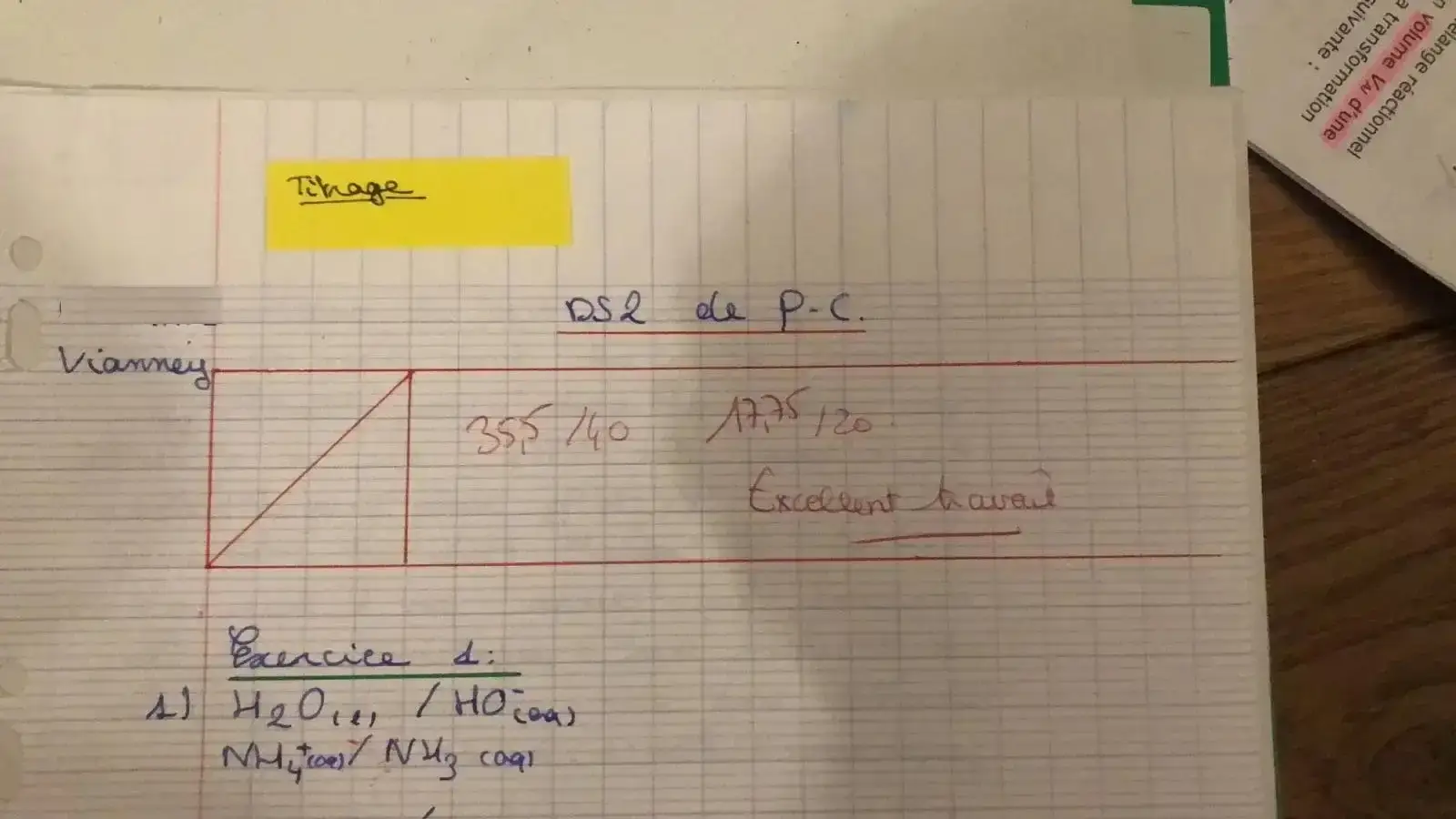 Copie de mathématiques de Salomé — Première spécialité, après suivi personnalisé